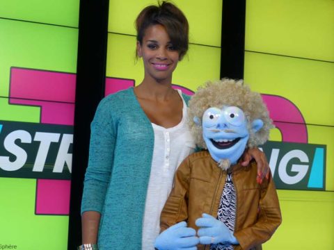 Alicia Fall et Jimmy Buzz sur le plateau de TopStreaming - © Damien D. / TéléSphère