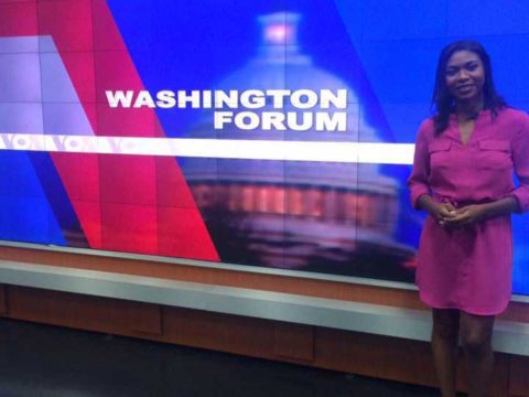 Tatiana Mossot présente le « Washington Forum »