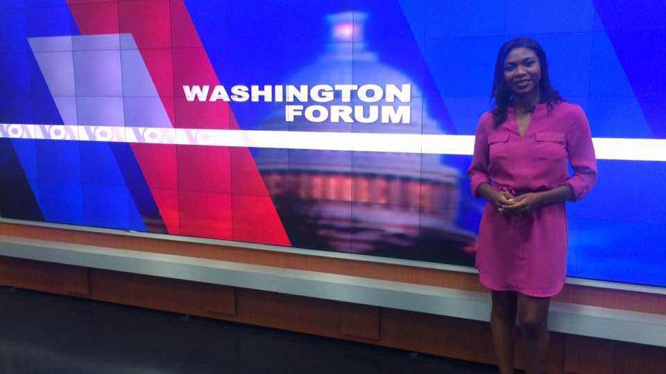 Tatiana Mossot présente le « Washington Forum »