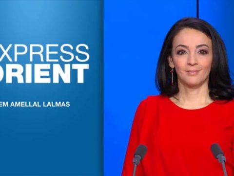 Meriem Amellal-Lalmas sur le plateau d'Express Orient