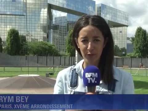 Rym Bey en duplex sur BFMTV - par TéléSphère