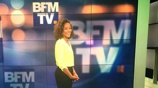 Virginie Sainsily sur le plateau de BFMTV