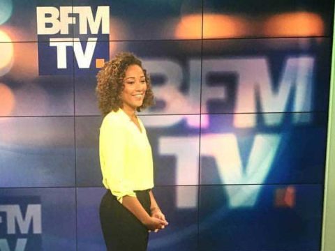 Virginie Sainsily sur le plateau de BFMTV