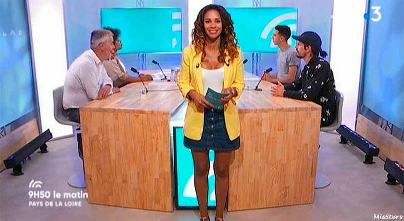 Alicia Fall sur le plateau de 9h50 le matin