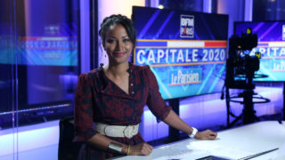 Fanny Wegscheider sur le plateau de Capitale2020 ©BFMParis